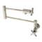 Kingston Brass KS4106ZX Wall Mount Pot Filler, Polished Nickel KS4106ZX - alternate 1